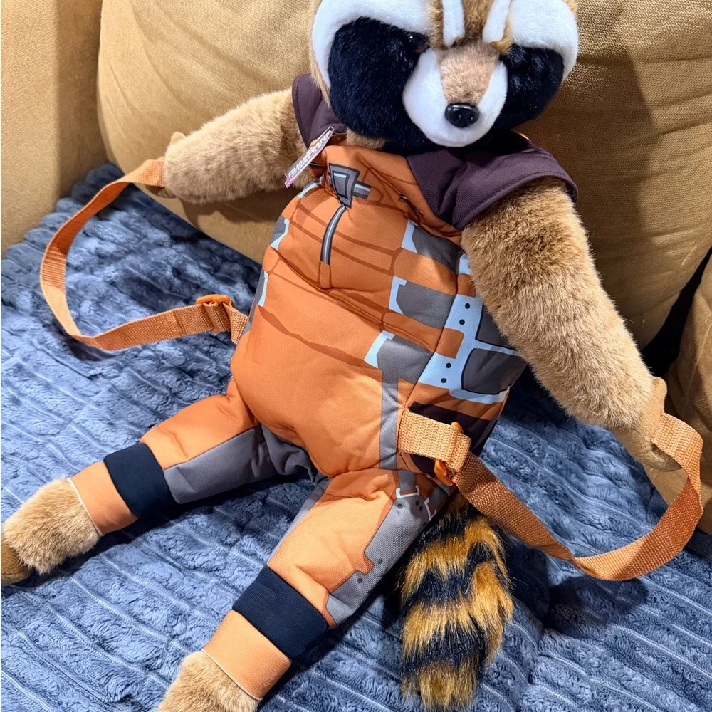 Rocket Raccoon Plushie Packpack Marvel Guardians of the Galaxy - Picture 9 of 10